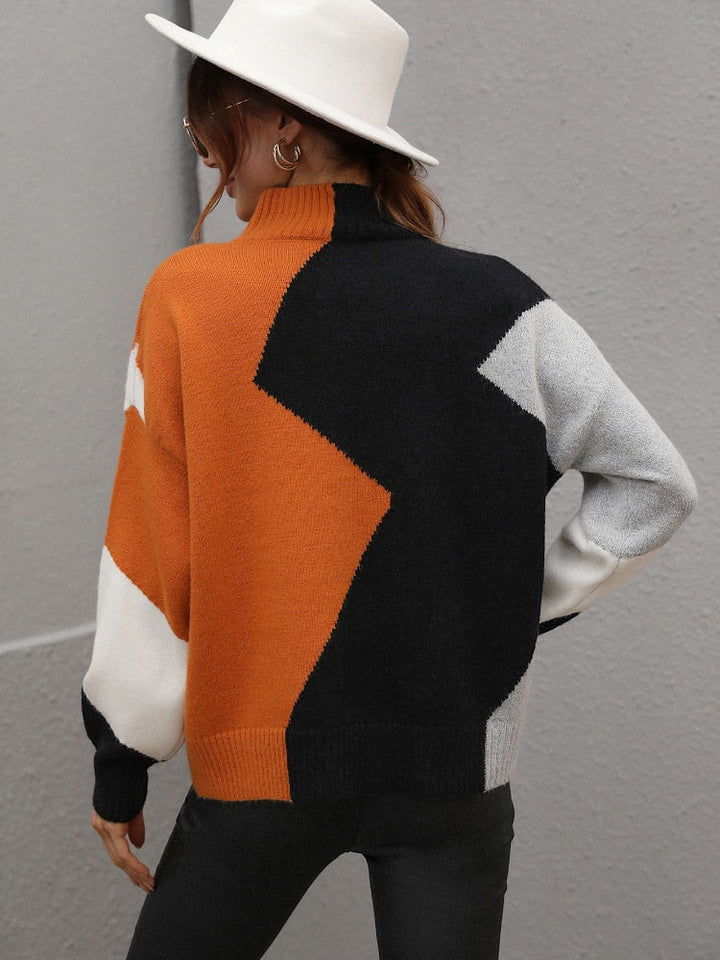 Guinevere™ | Geometrischer Pullover