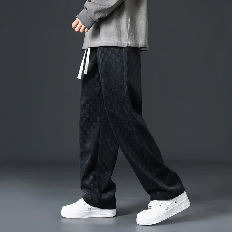 Yannick™ | Men's Checked Corduroy Sweatpants