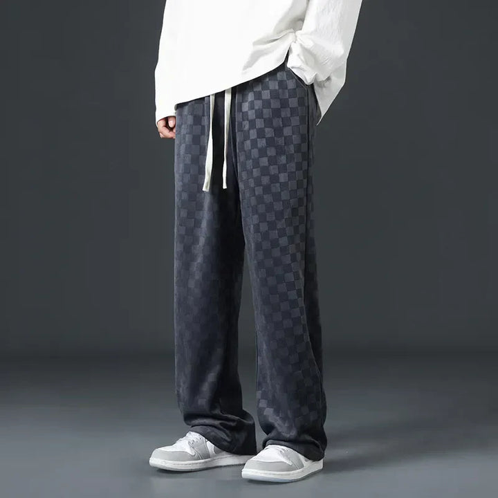 Yannick™ | Men's Checked Corduroy Sweatpants