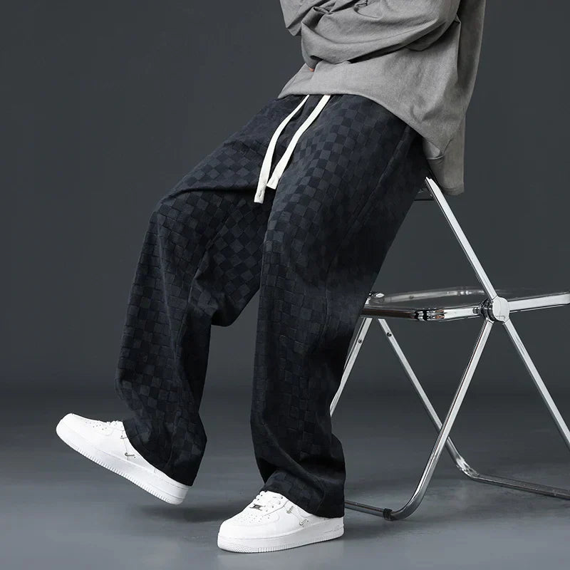 Yannick™ | Men's Checked Corduroy Sweatpants