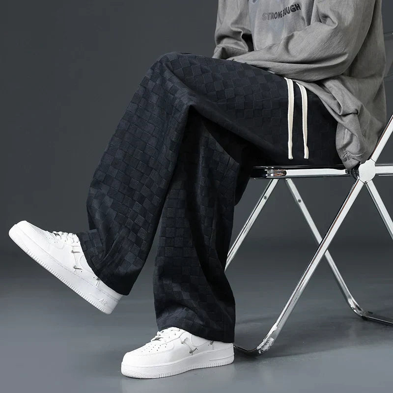 Yannick™ | Men's Checked Corduroy Sweatpants