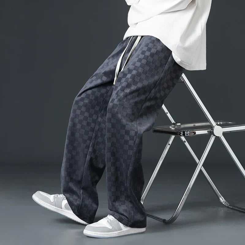 Yannick™ | Men's Checked Corduroy Sweatpants