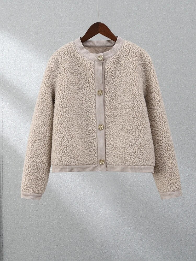 Gari™ | Strickjacke mit O-Ausschnitt