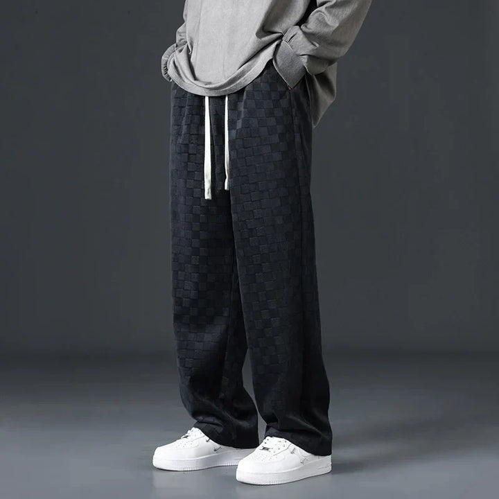 Yannick™ | Men's Checked Corduroy Sweatpants