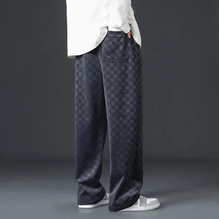 Yannick™ | Men's Checked Corduroy Sweatpants