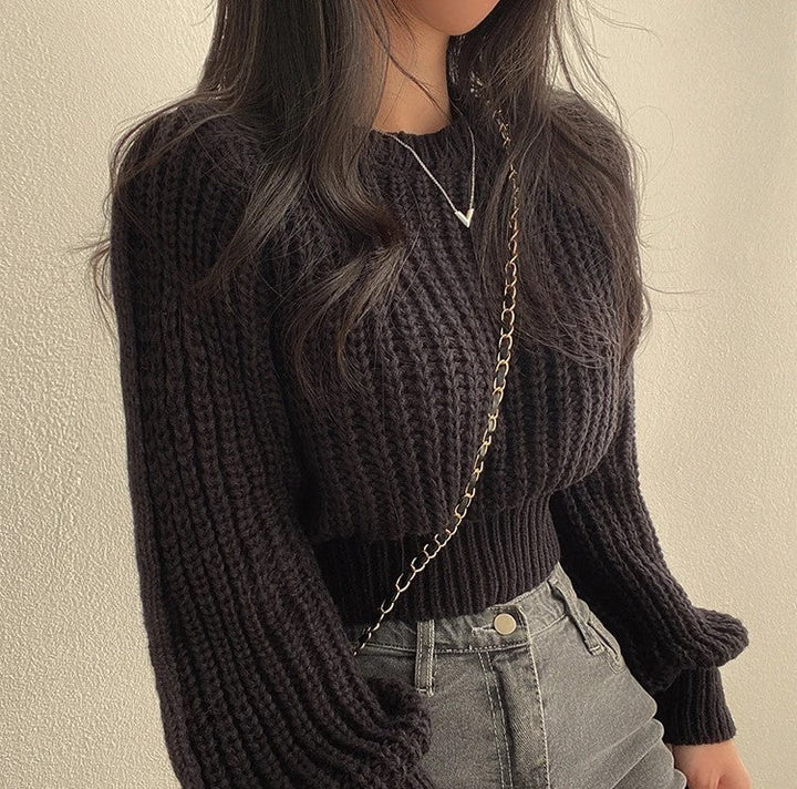 Jaelle™ | Modischer Cropped-Strickpullover