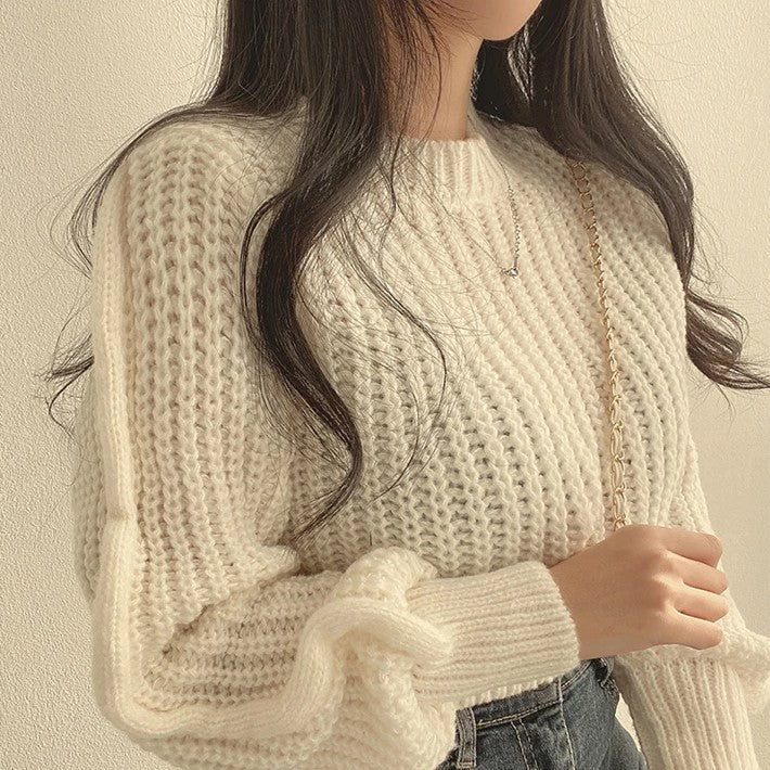 Jaelle™ | Modischer Cropped-Strickpullover