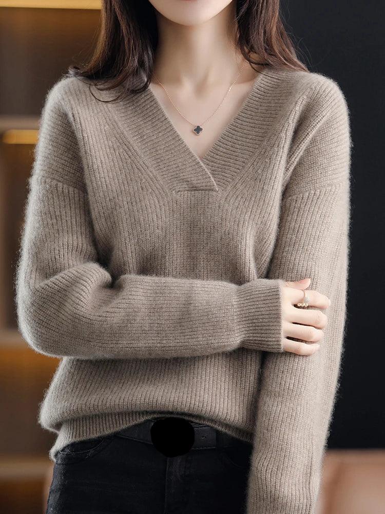 Ramoni™ | Strickpullover mit V-Ausschnitt für Damen