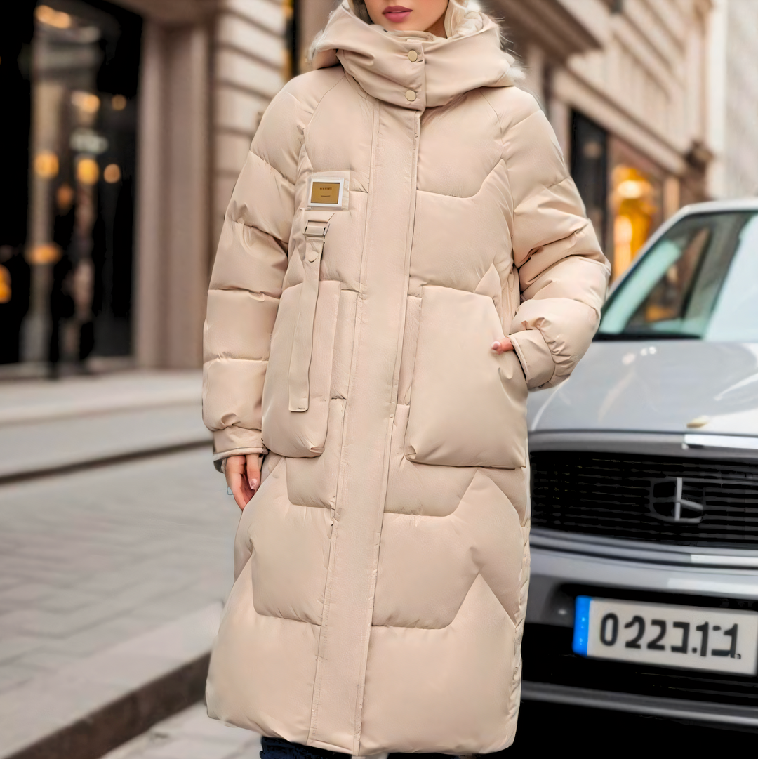 Zenobia™ | Lange Pufferjacke für Stil und Wärme