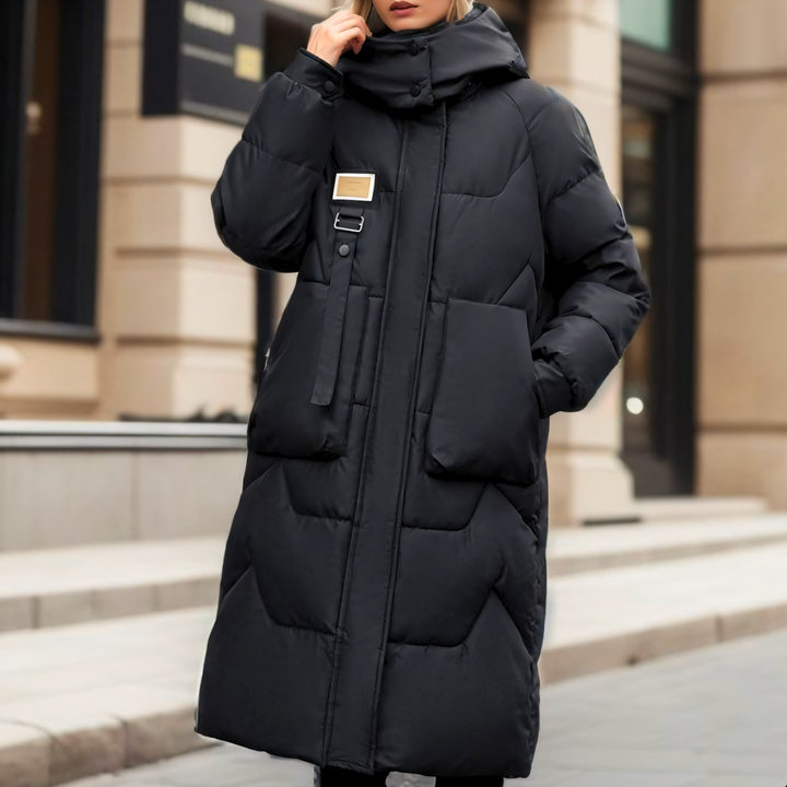 Zenobia™ | Lange Pufferjacke für Stil und Wärme