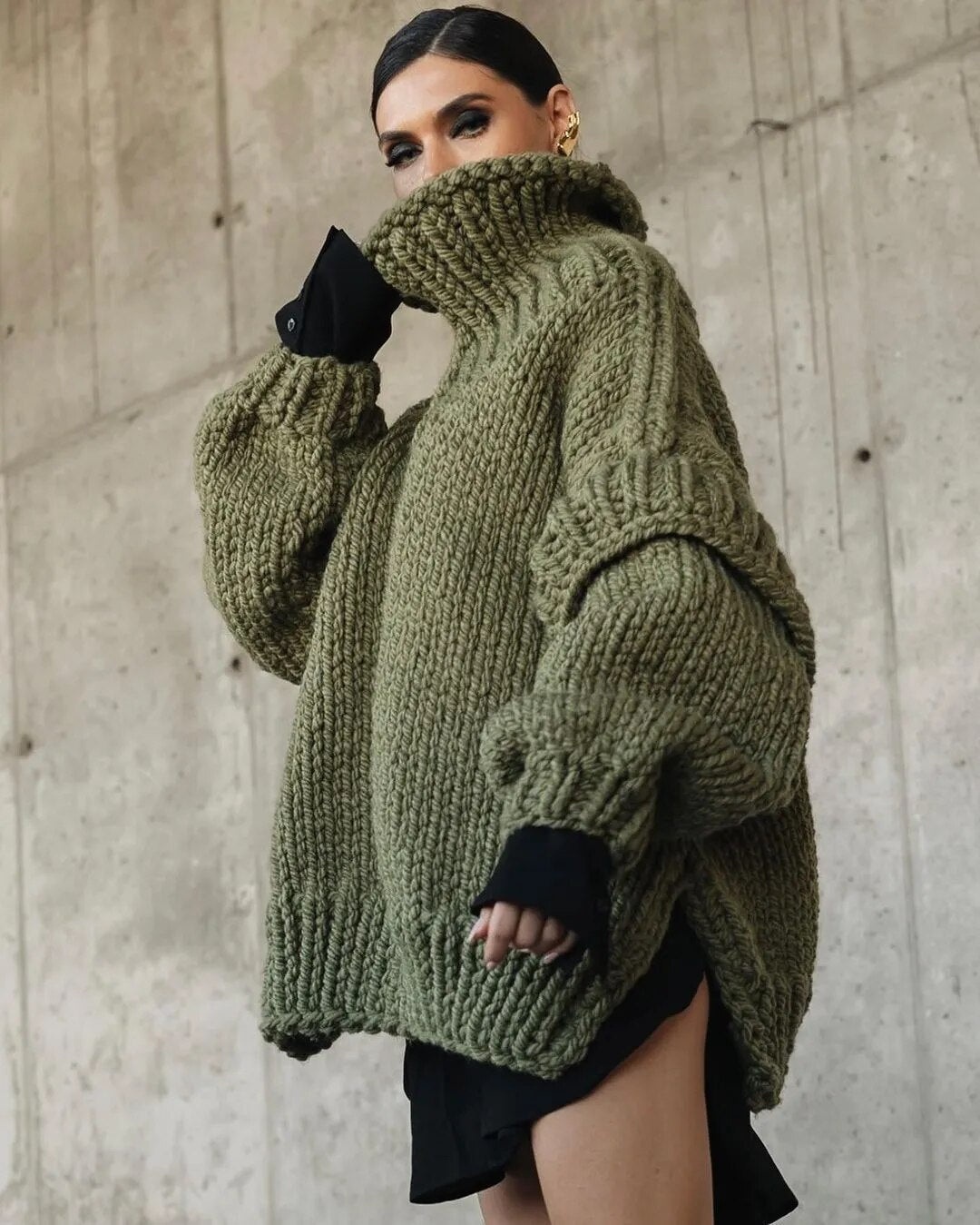 Gail™ | Gestrickter Winterpullover