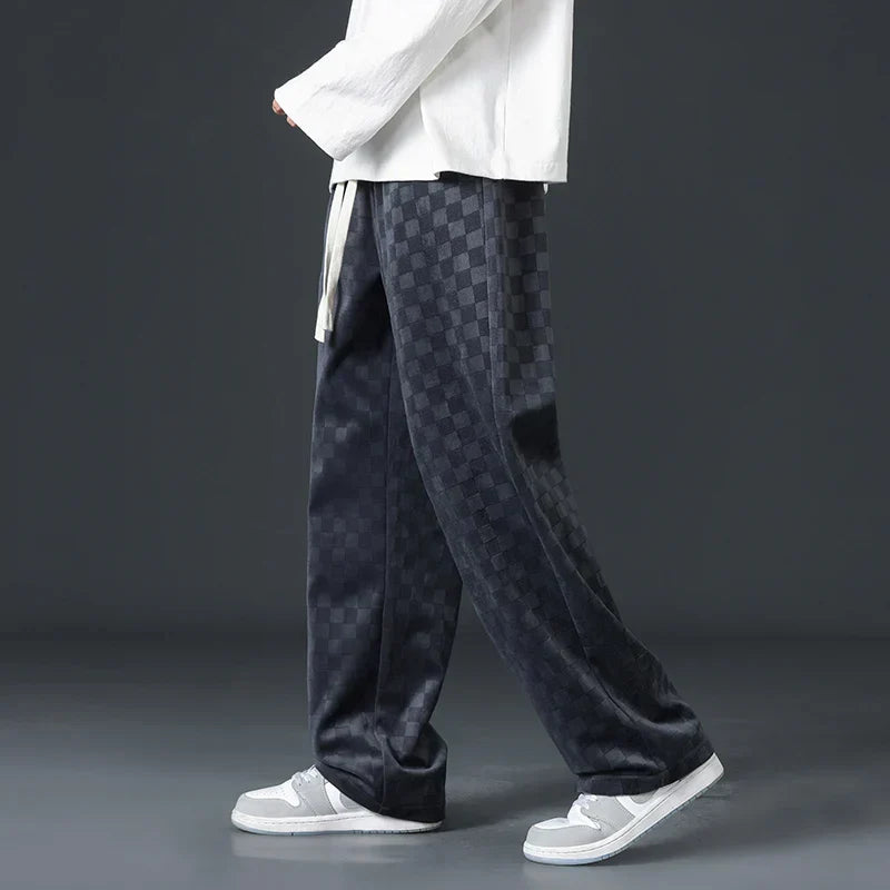 Yannick™ | Men's Checked Corduroy Sweatpants