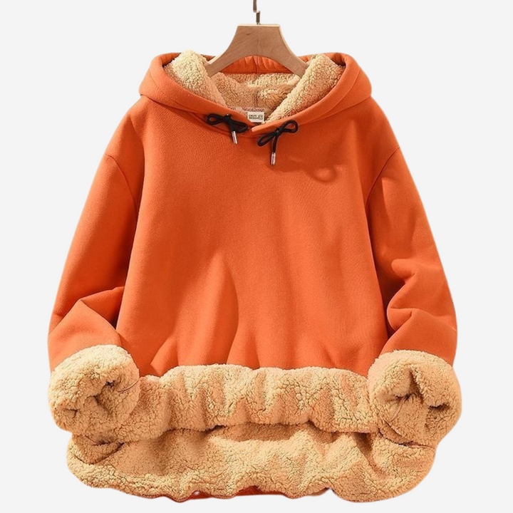 Melitti™ | Fleece-Kapuzenpullover Cloud