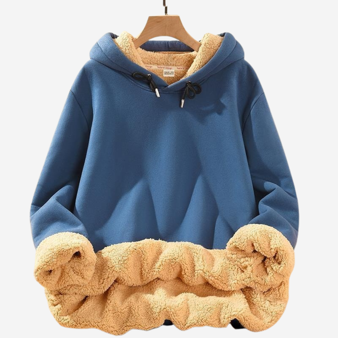 Melitti™ | Fleece-Kapuzenpullover Cloud