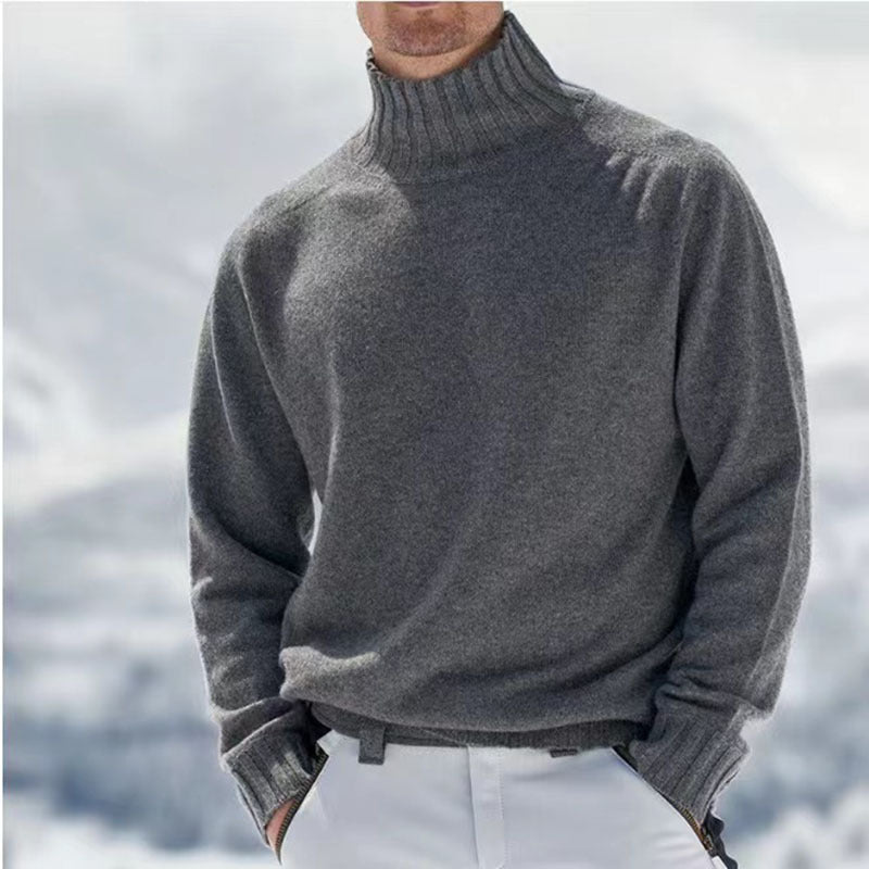 Fidel™ | Warm Lange Ärmel Hoher Hals Pullover