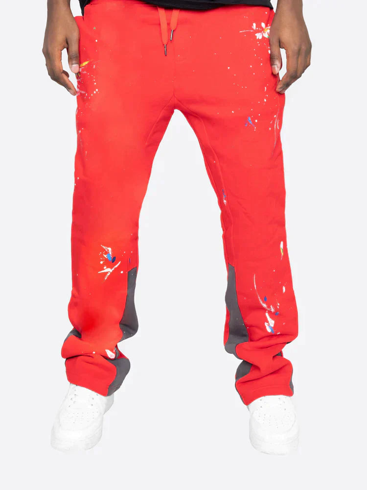 Violaa™ | Trendy Farb-Spritzer Jogginghose