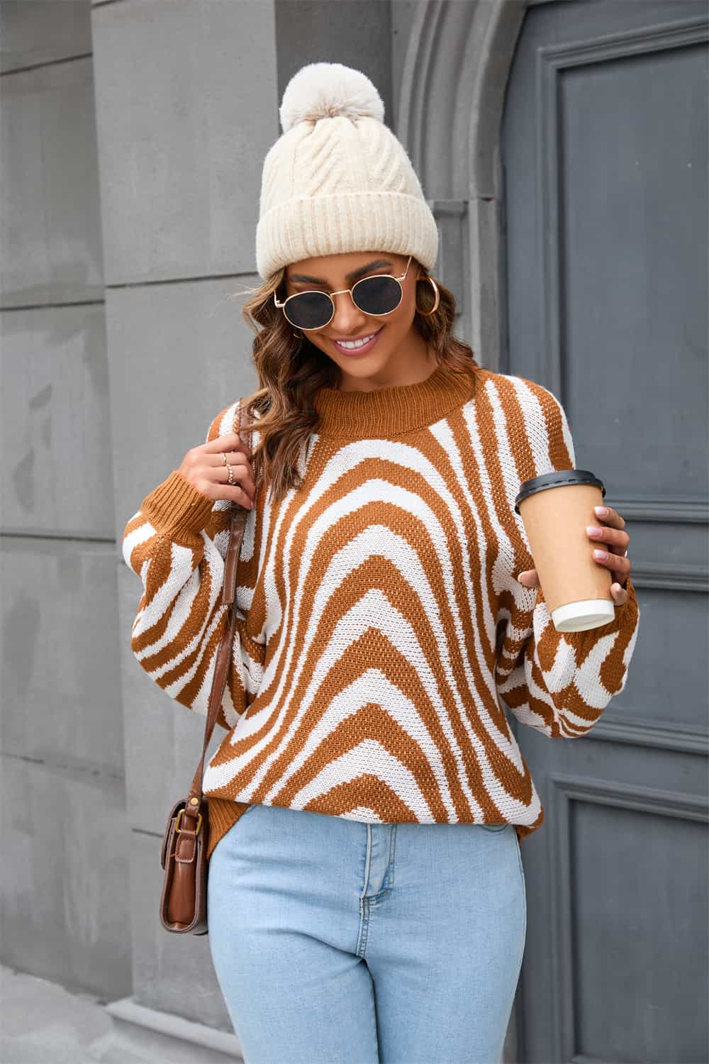 Gabriella™ | Gestreifter Strickpullover