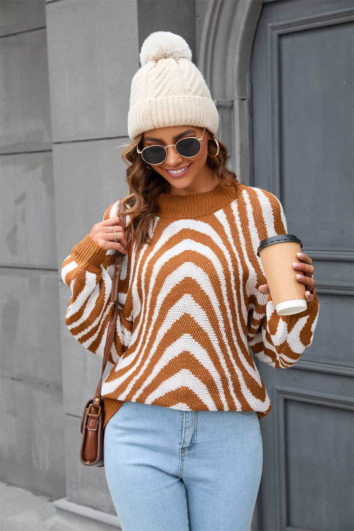 Gabriella™ | Gestreifter Strickpullover