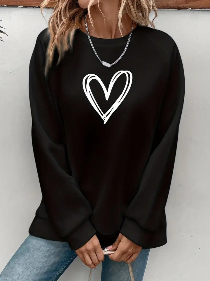 Damis™ | Heartzone Herzmotiv Pullover für Damen