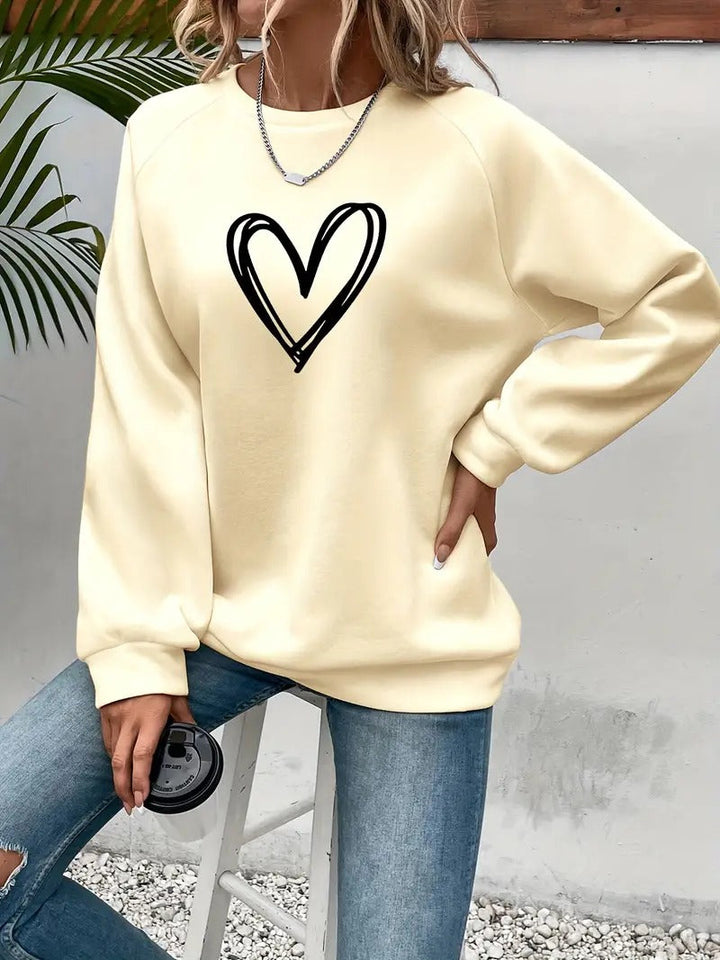 Damis™ | Heartzone Herzmotiv Pullover für Damen