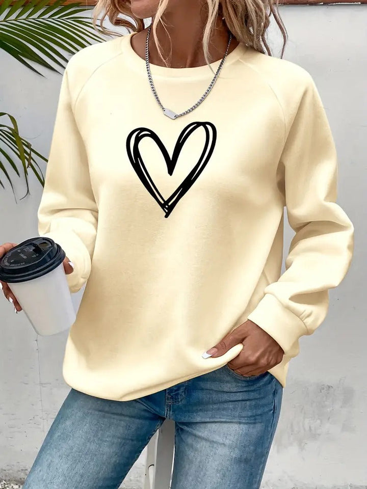 Damis™ | Heartzone Herzmotiv Pullover für Damen