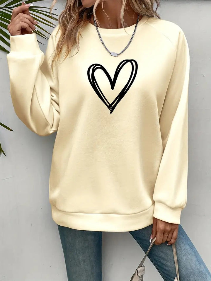 Damis™ | Heartzone Herzmotiv Pullover für Damen