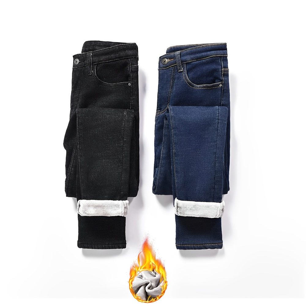 Jacqueline™ | Ultimativ dehnbare, warme Fleece-Jeans