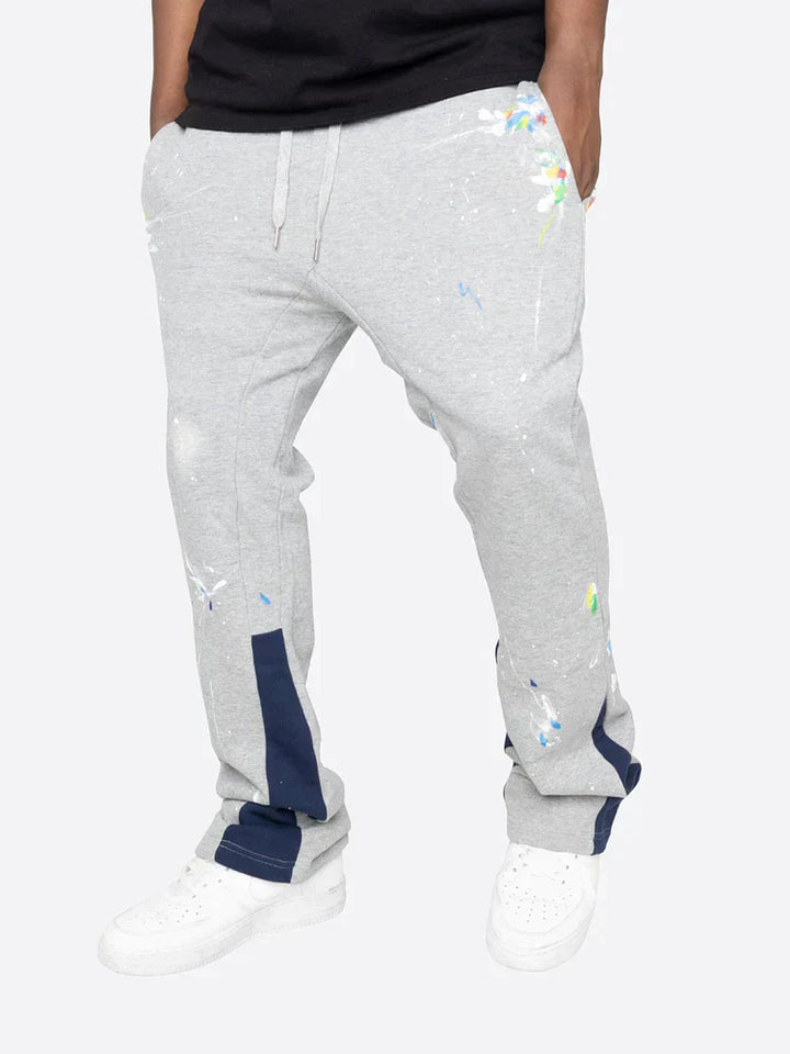 Violaa™ | Trendy Farb-Spritzer Jogginghose