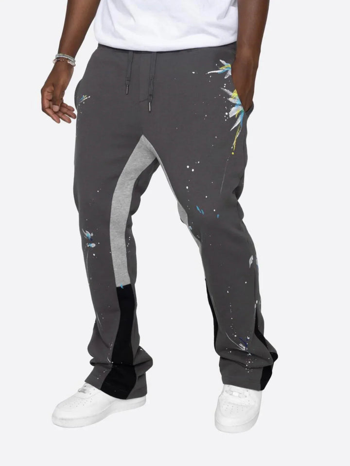 Violaa™ | Trendy Farb-Spritzer Jogginghose