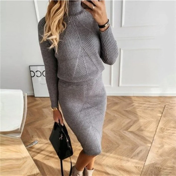 Tatjana™ | Trendiges Pullover-Strickkleid