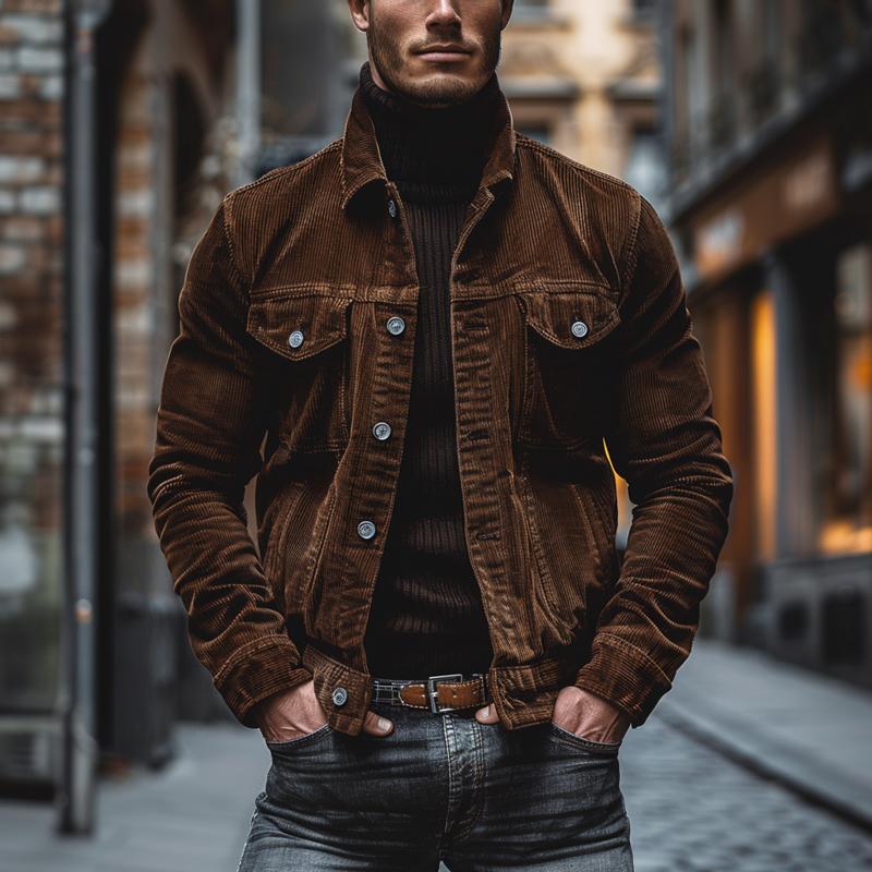 Carlo™ | Vintage Corduroy Herrenjacke