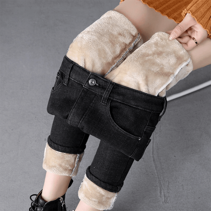 Jacqueline™ | Ultimativ dehnbare, warme Fleece-Jeans