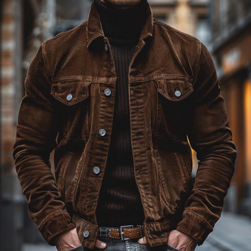 Carlo™ | Vintage Corduroy Herrenjacke