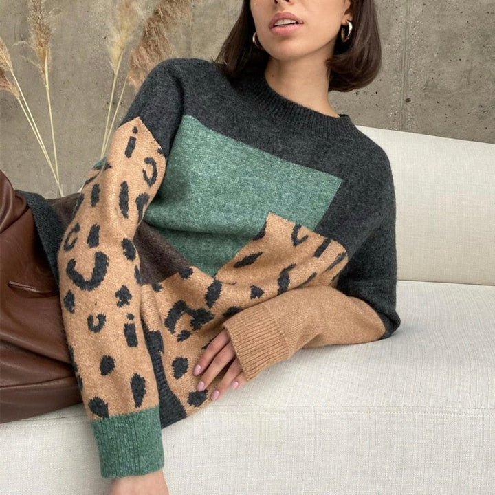 Deanise™ | Leopard-Strickpullover