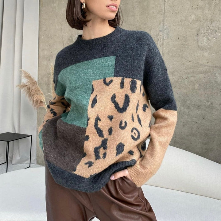 Deanise™ | Leopard-Strickpullover