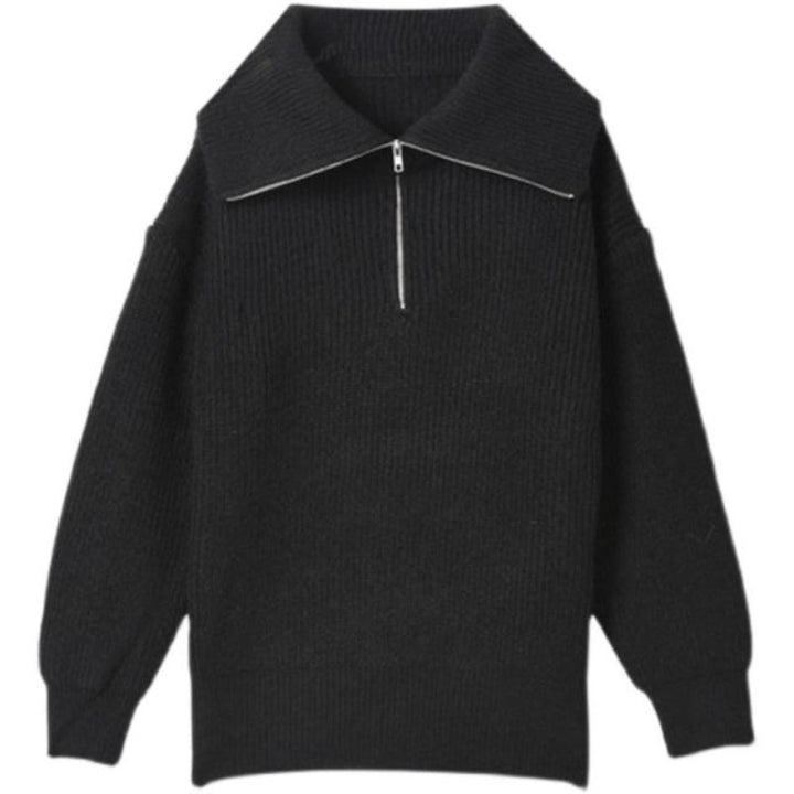 Feme™ | Lässiger Halbzip-Pullover