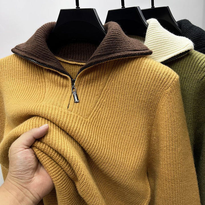 Jakobii™ | Noble Half-Zip Sweater für Herren